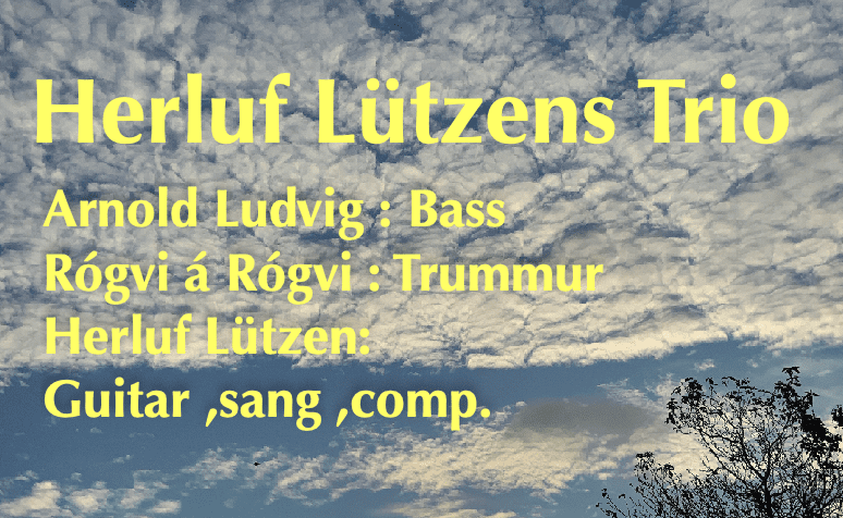 VETRARJAZZ 2026 – Herluf Lützens Trio (FO) 27.Januar kl.22.00