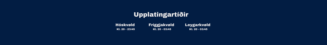 Upplatingartíðir